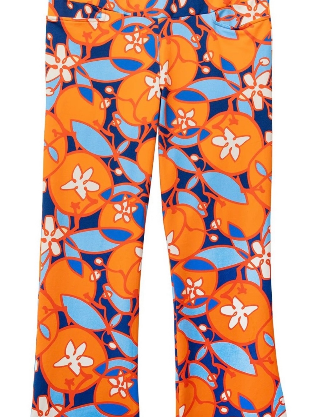 🍊 NWT Lesley Evers Audrey Pant in Orange Blossom – Size 2X